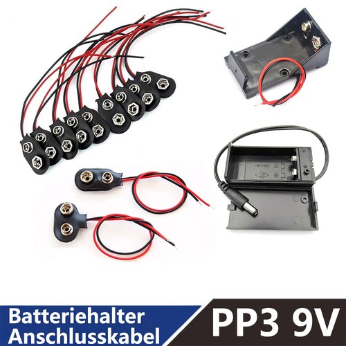Batteriehalter für block - batteriehalter, 9v