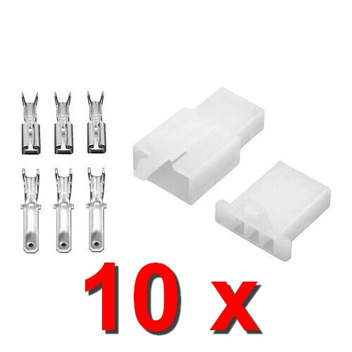 10x steckergehäuse polig - steckergehäuse,