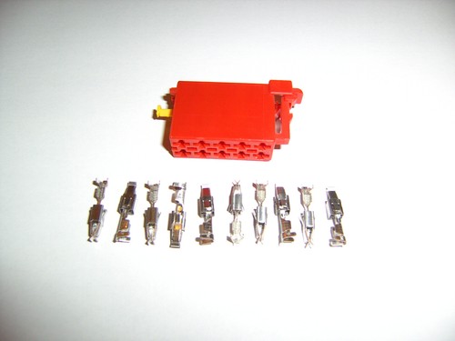 Iso stecker gehäuse rot 10 - gehäuse,