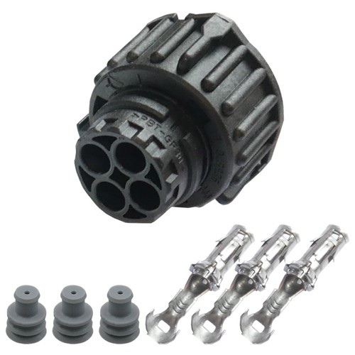 Rundstecker set buchse - buchse, 3
